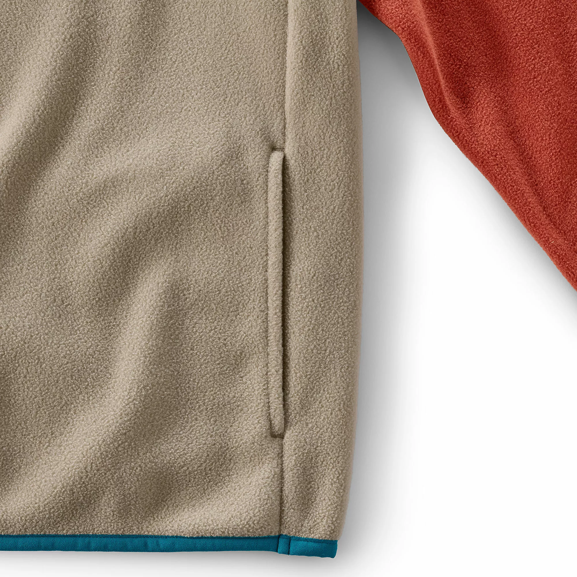 Lands' End Men's Heritage Fleece Snap Neck Pullover - Image 6