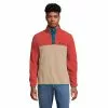 Lands' End Men's Heritage Fleece Snap Neck Pullover