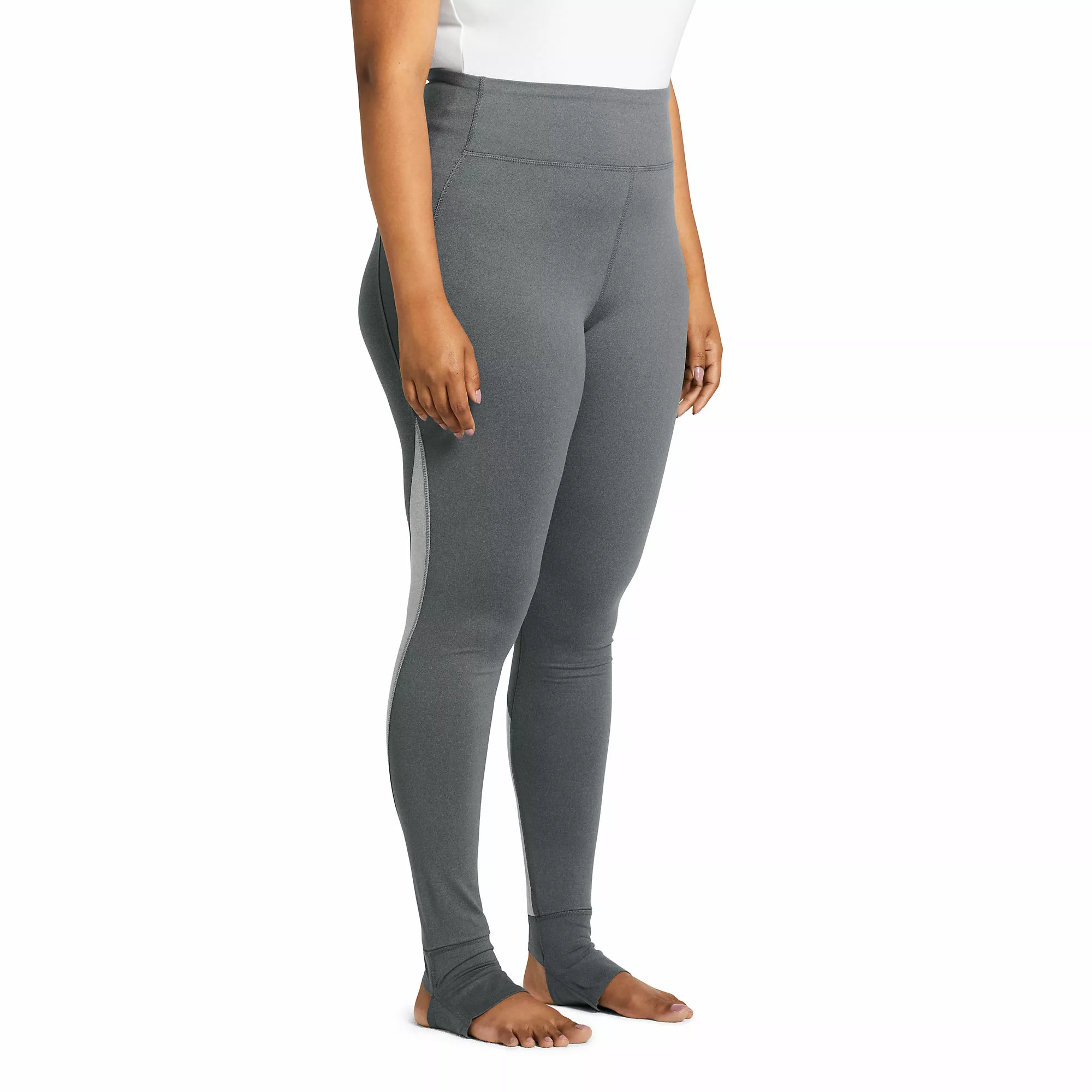 Lands' End Women's Plus Size Active High Rise Seamless Arch Support Leggings - Image 3
