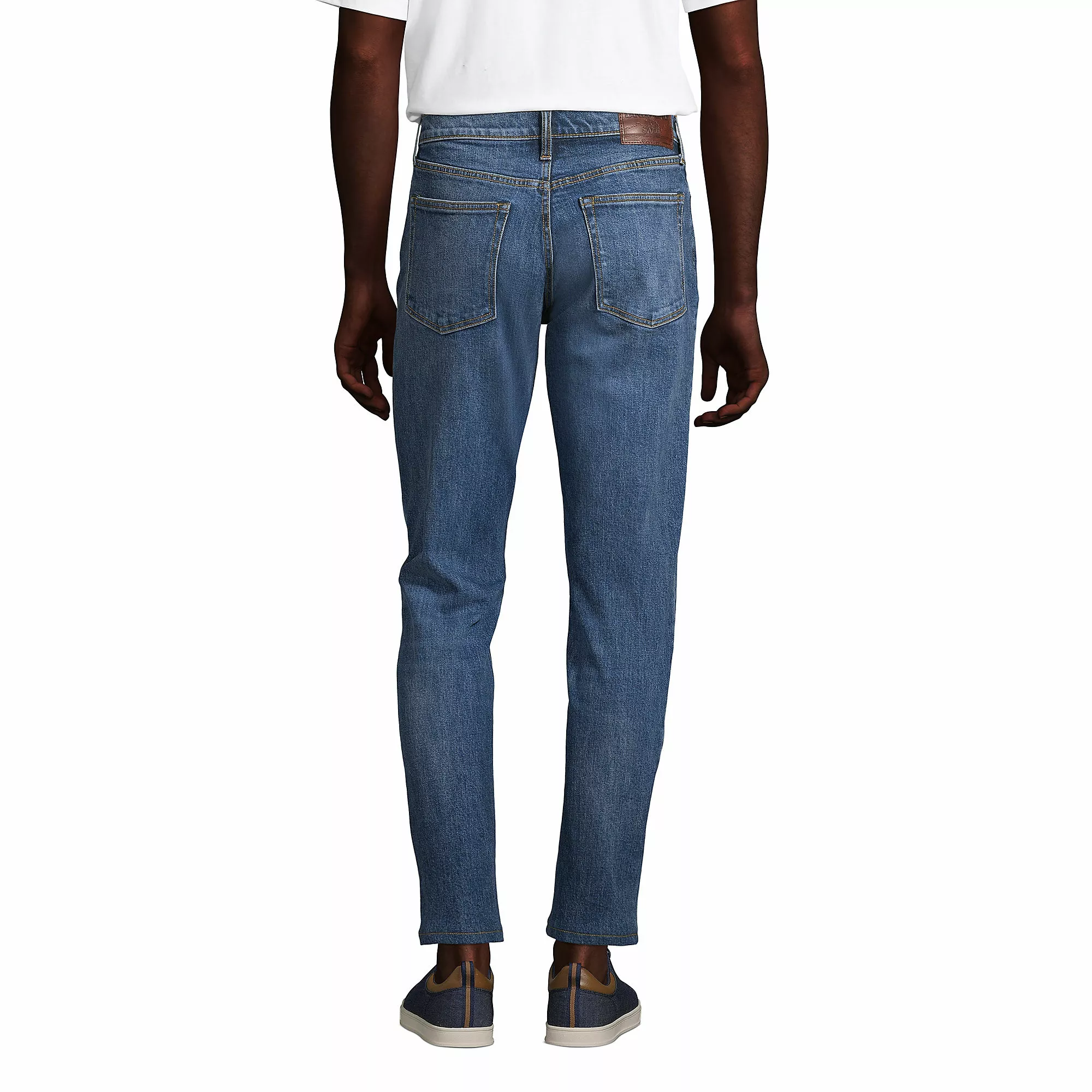 Lands' End Men's Athletic Fit Comfort-First Jeans - Image 2