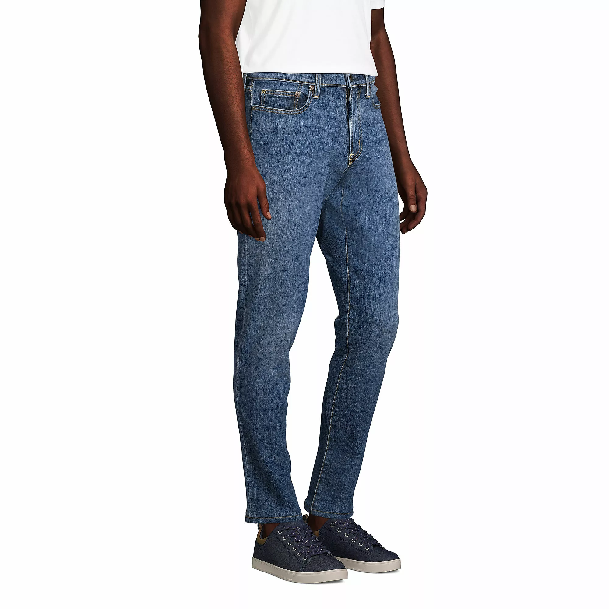 Lands' End Men's Athletic Fit Comfort-First Jeans - Image 3