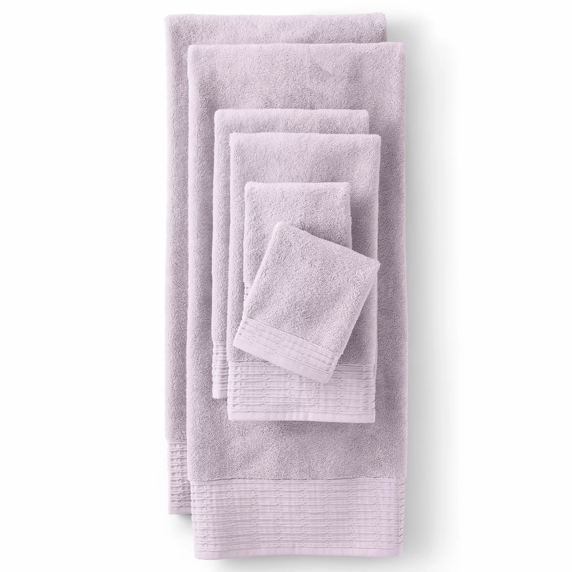 Lands' End Supima Cotton Tencel 6-Piece Bath Towel Set