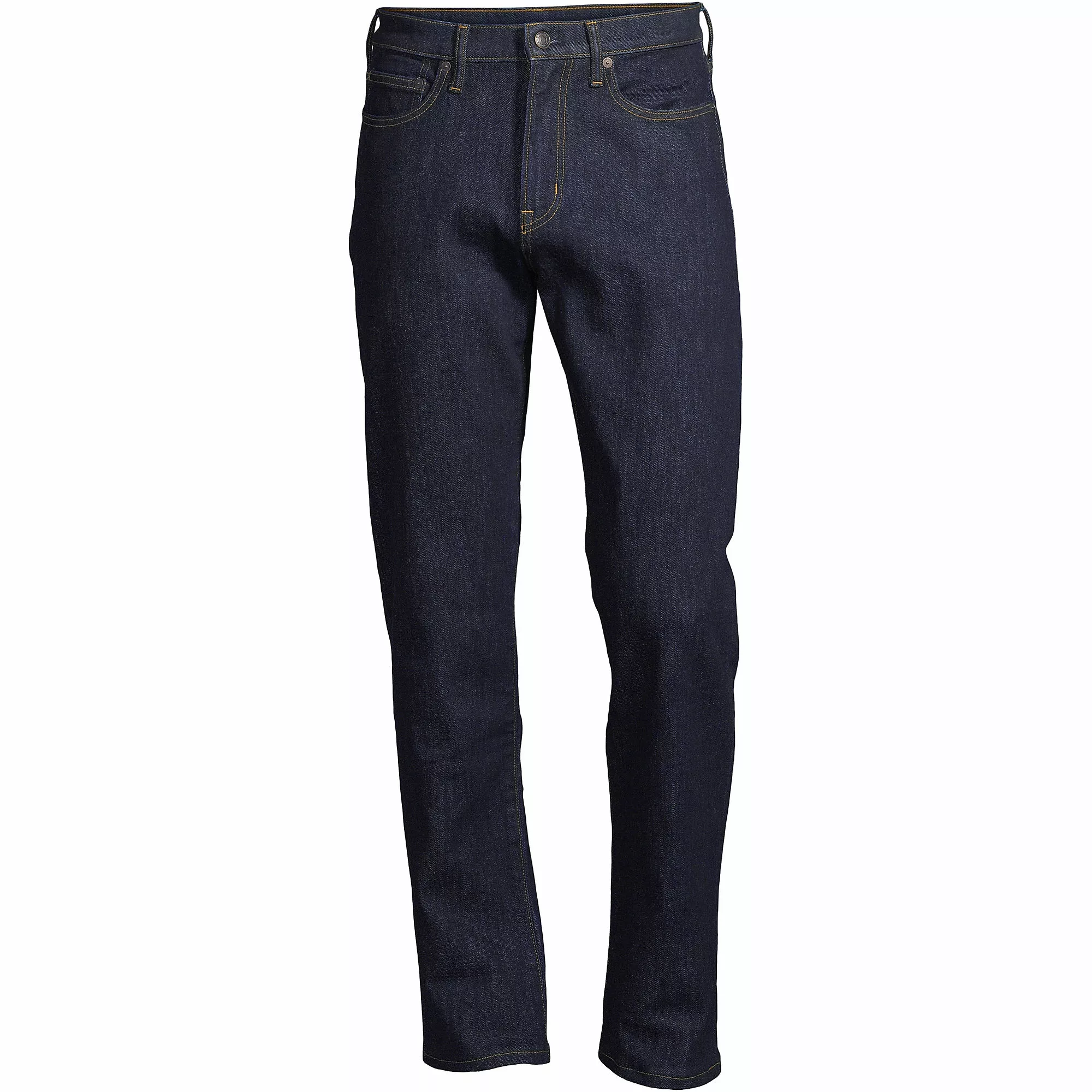 Lands' End Men's Big And Tall Traditional Fit Comfort-First Jeans - Image 5