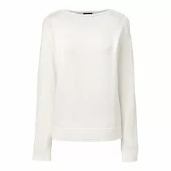 Lands' End Women's Braided Boatneck Pullover Sweater