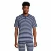 Lands' End Men's Waffle Short Sleeve Pajama Henley