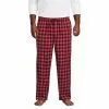 Lands' End Men's Big And Tall Flannel Pajama Pants