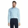 Lands' End Men's Traditional Fit Stretch No Iron Pinpoint Dress Shirt