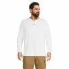 Lands' End Men's Big And Tall Supima Jersey Long Sleeve Henley