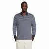 Lands' End Men's Big And Tall Long Sleeve Pattern Super Soft Supima Polo Shirt