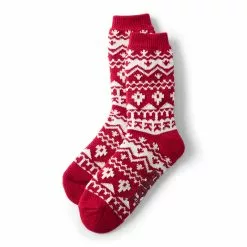 Lands' End Women's Cabin Slipper Socks