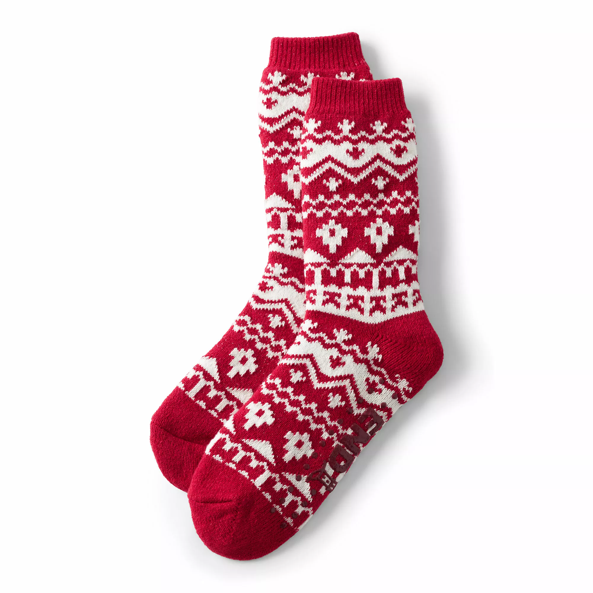 Lands' End Women's Cabin Slipper Socks