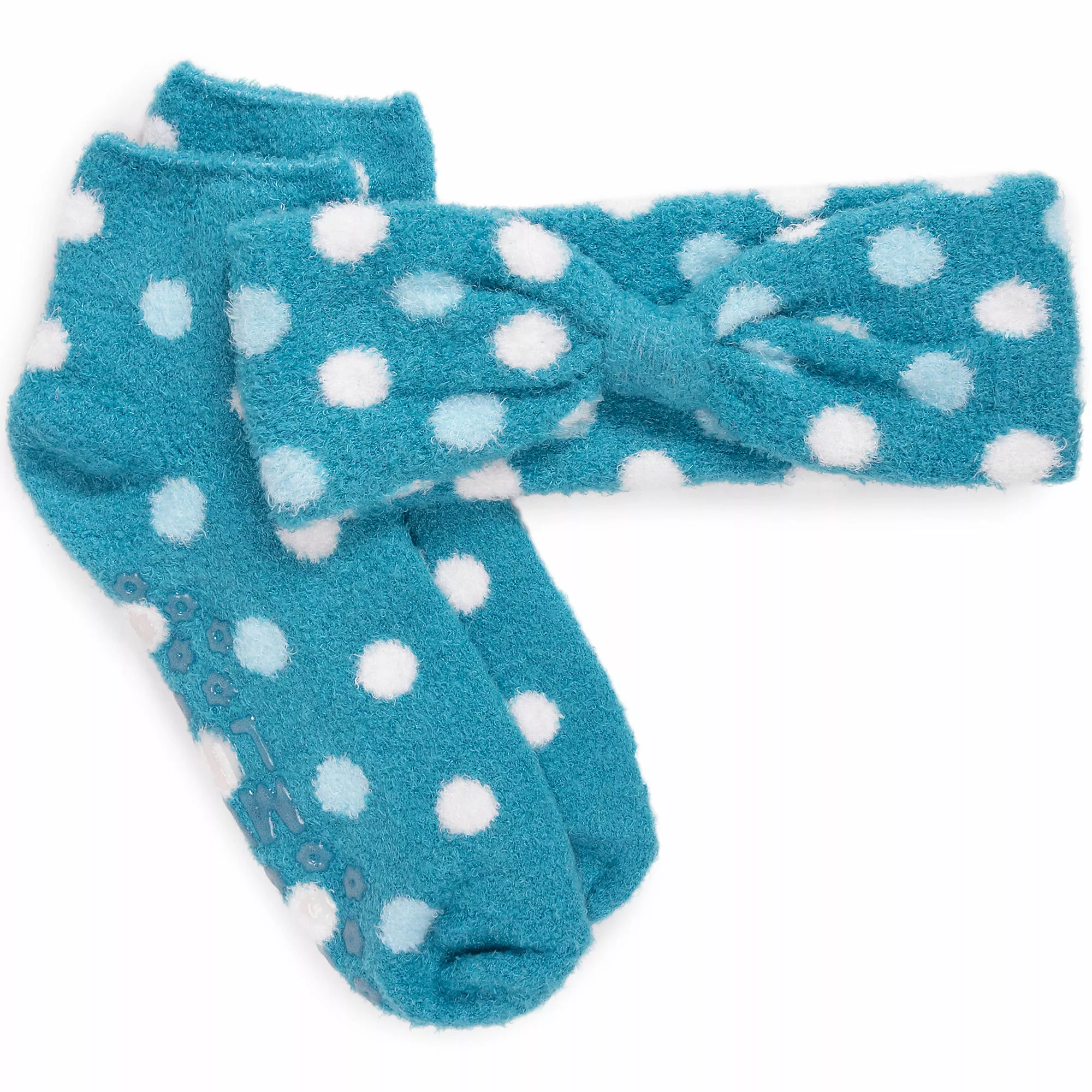 Muk Luks Women's Aloe Infused Headband And Sock Set