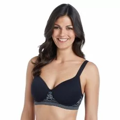 Ellen Tracy Women's Seamless Curves Floral Wireless Bra