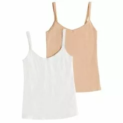 On Gossamer Women's Cabana Cotton Camisole- 2 Pack