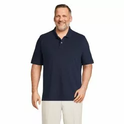Lands' End Men's Big And Tall Short Sleeve Comfort-First Mesh Polo Shirt