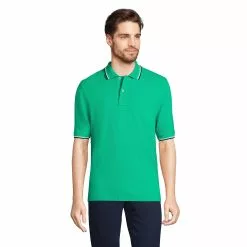 Lands' End Men's Short Sleeve Comfort-First Mesh Polo Shirt