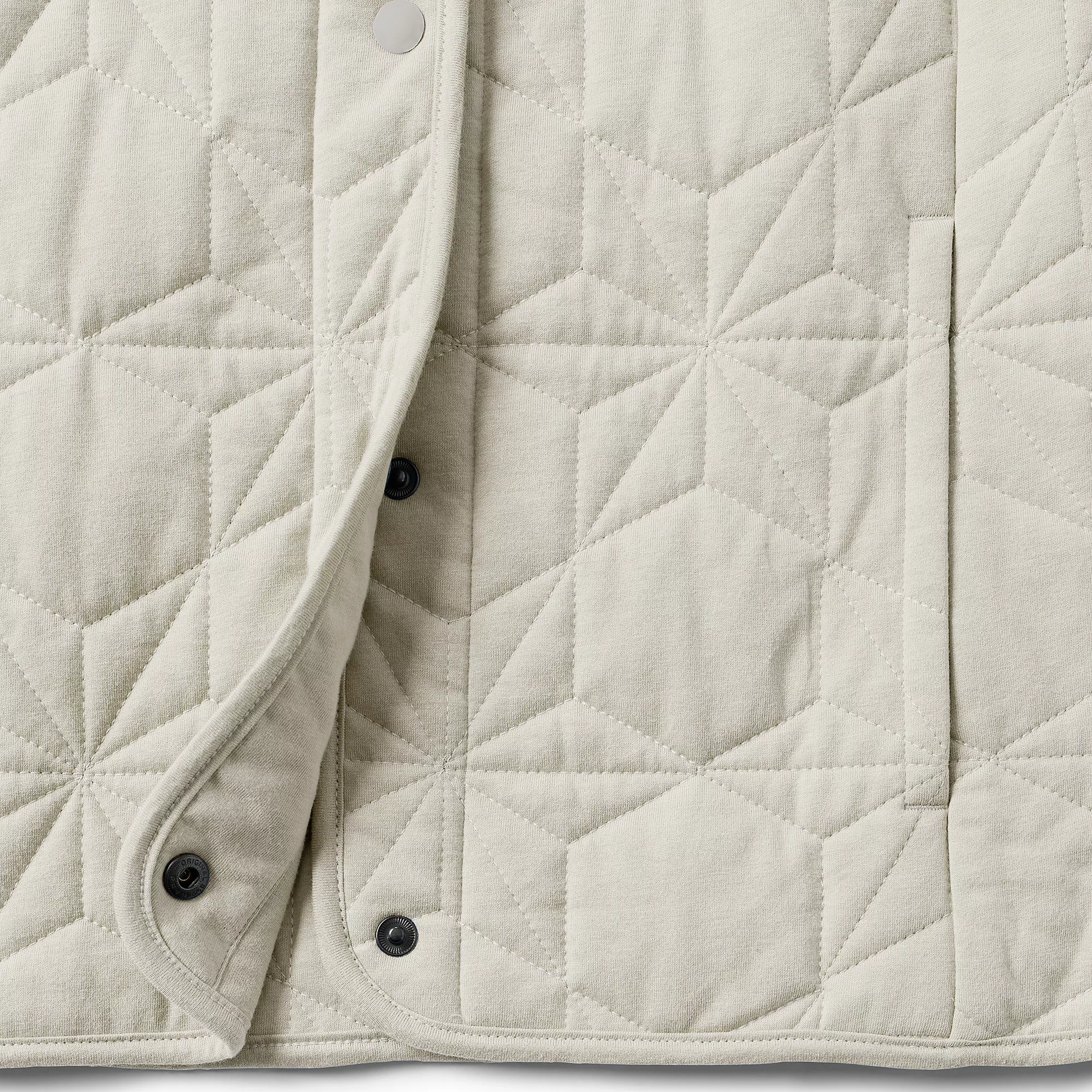 Lands' End Women's Plus Size Cotton Quilted Long Insulated Jacket - Image 8