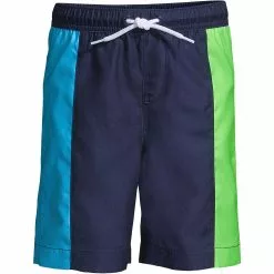 Lands' End Boys Colorblock Volley Swim Trunks