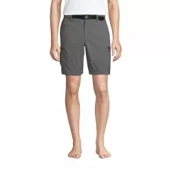 Lands' End Men's 9" Outrigger Stretch Cargo Swim Trunks With No Liner