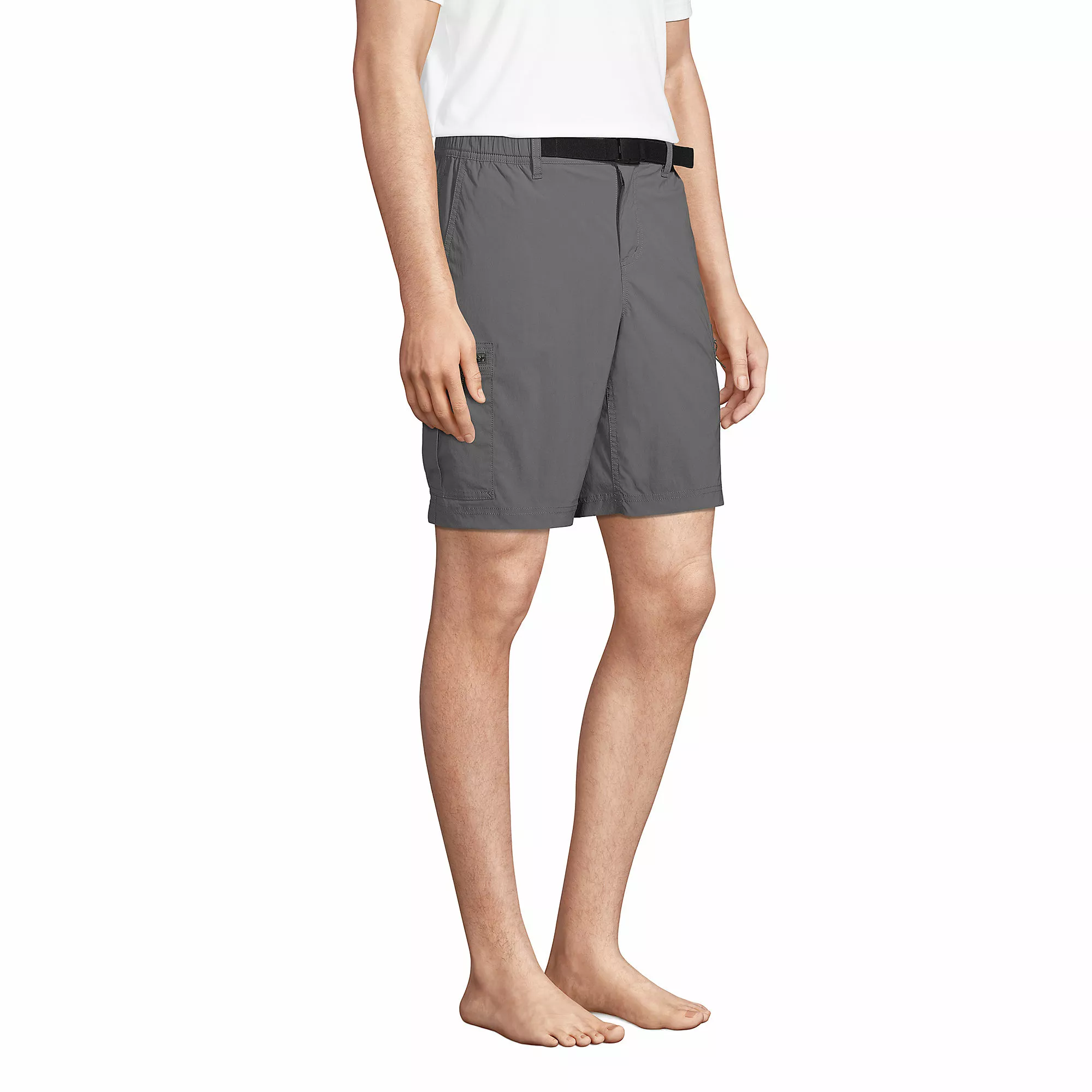 Lands' End Men's 9" Outrigger Stretch Cargo Swim Trunks With No Liner - Image 3
