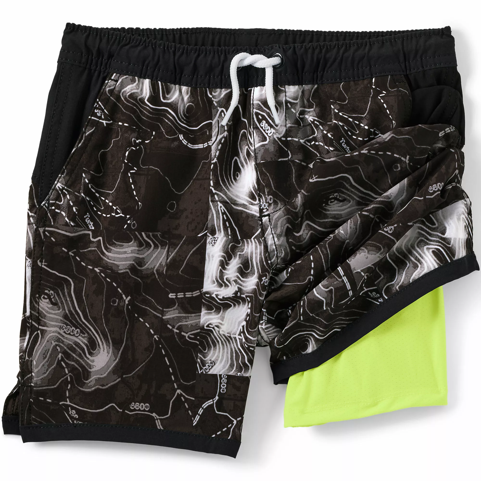 Lands' End Boys Stretch Hydroliner Sport Swim Trunk - Image 2