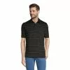 Lands' End Men's Big Rapid Dry Short Sleeve Striped Polo Shirt