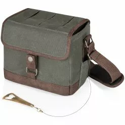 Picnic Time Beer Bottle Caddy Cooler With Opener