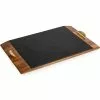Picnic Time Covina Acacia And Slate Serving Tray