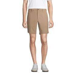 Lands' End Men's Big Straight Fit Flex Performance Chino Shorts