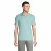 Lands' End Men's Short Sleeve Cotton Linen Polo