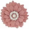 Saro Lifestyle Felt Flower Decorative Throw Pillow