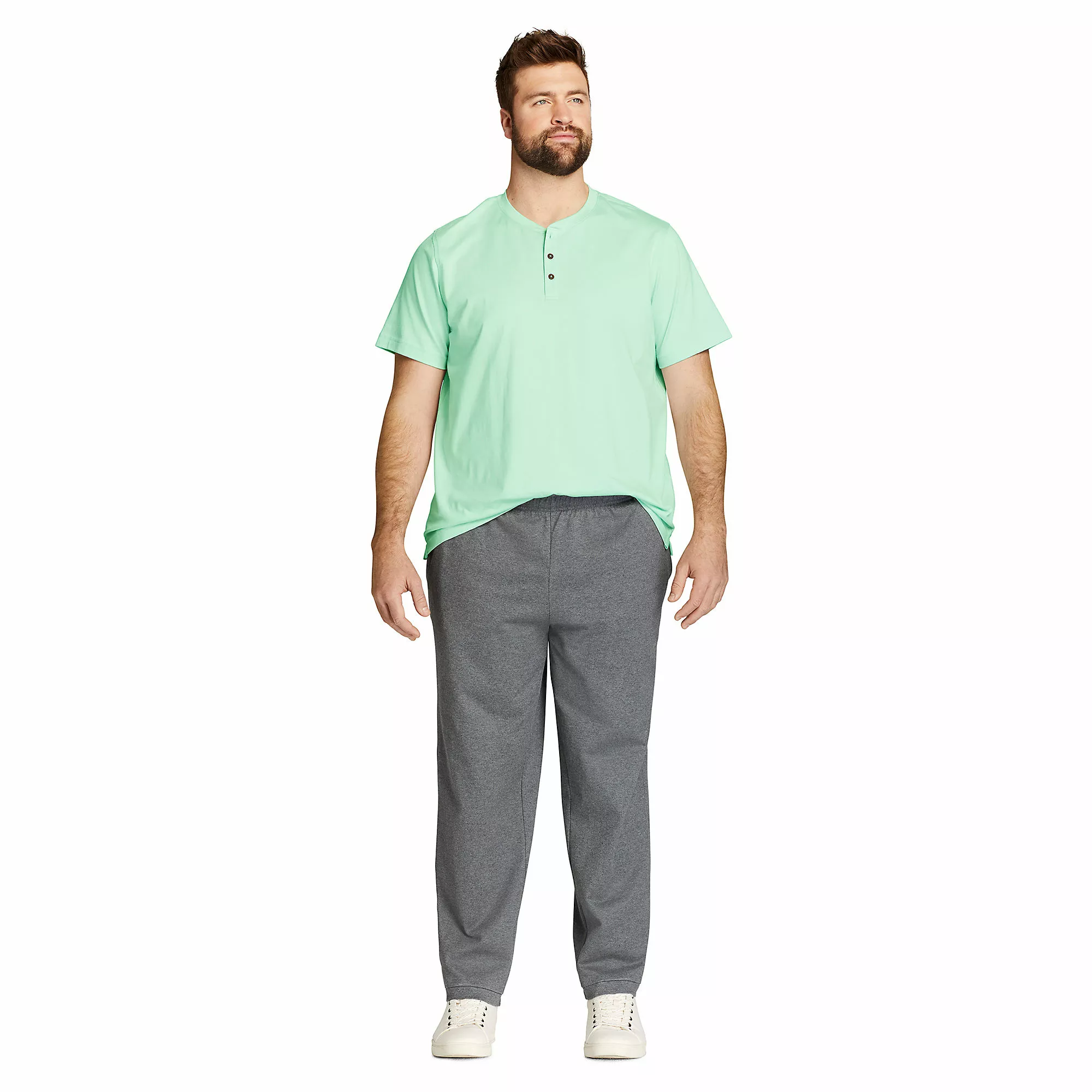 Lands' End Men's Big And Tall Jersey Knit Sweatpants - Image 4