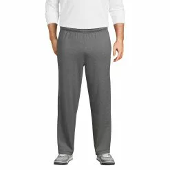 Lands' End Men's Big And Tall Jersey Knit Sweatpants