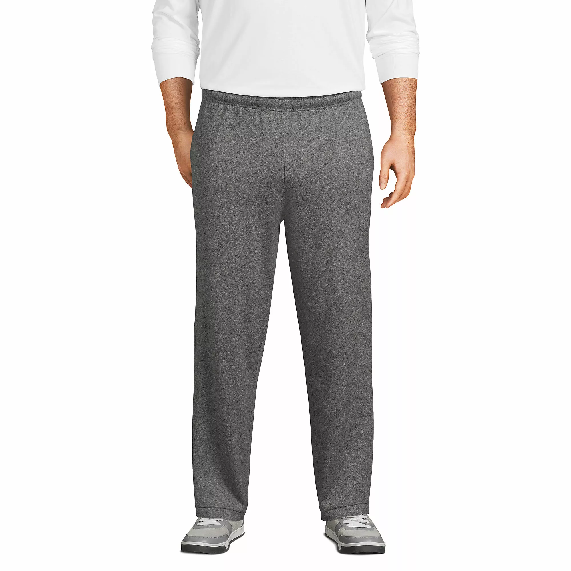Lands' End Men's Big And Tall Jersey Knit Sweatpants