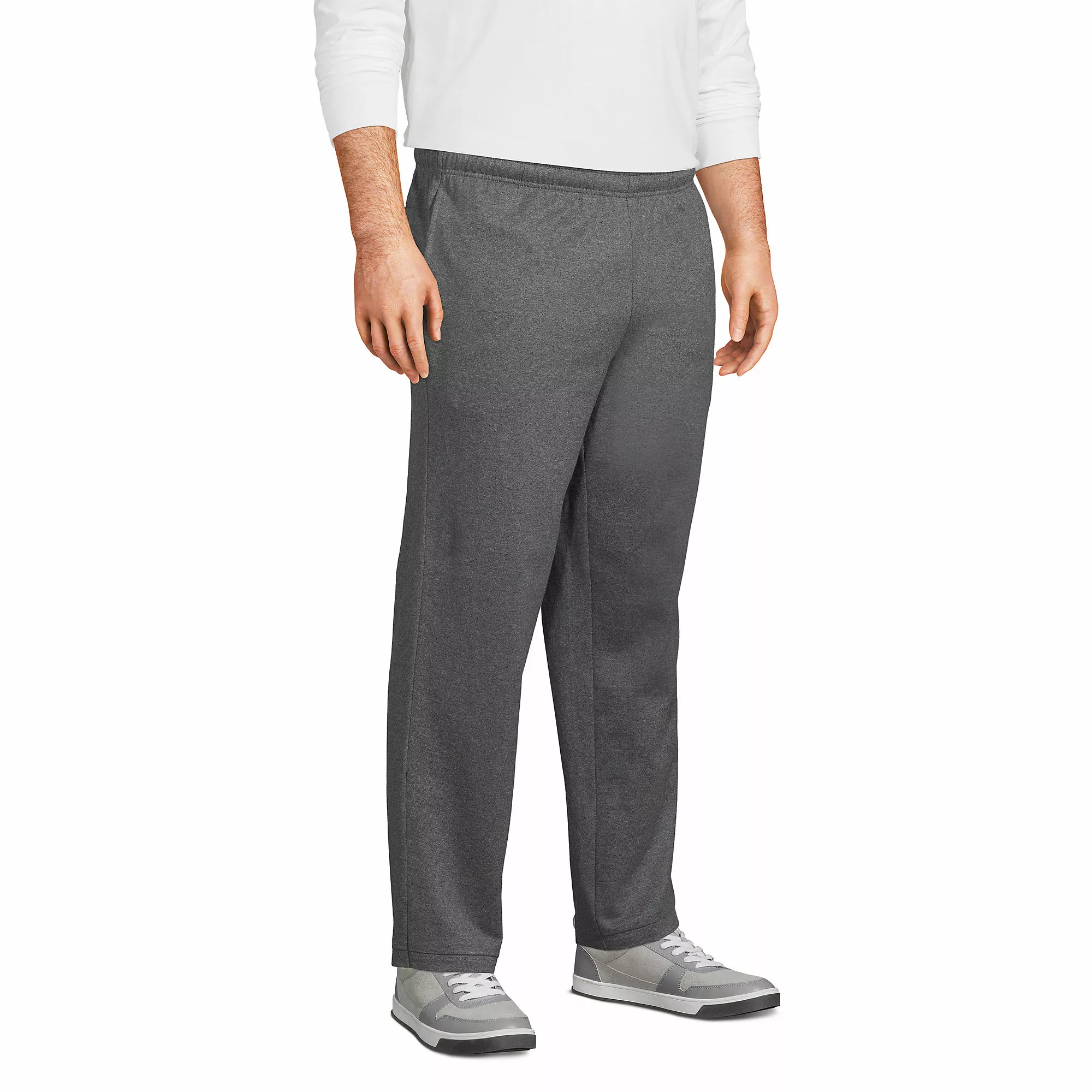 Lands' End Men's Big And Tall Jersey Knit Sweatpants - Image 3