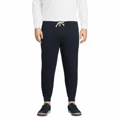 Lands' End Men's Big And Tall Serious Sweats Jogger Sweatpants