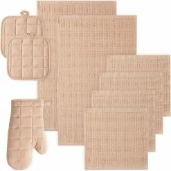 Cannon 9 Piece Kitchen Towel And Mitt Set