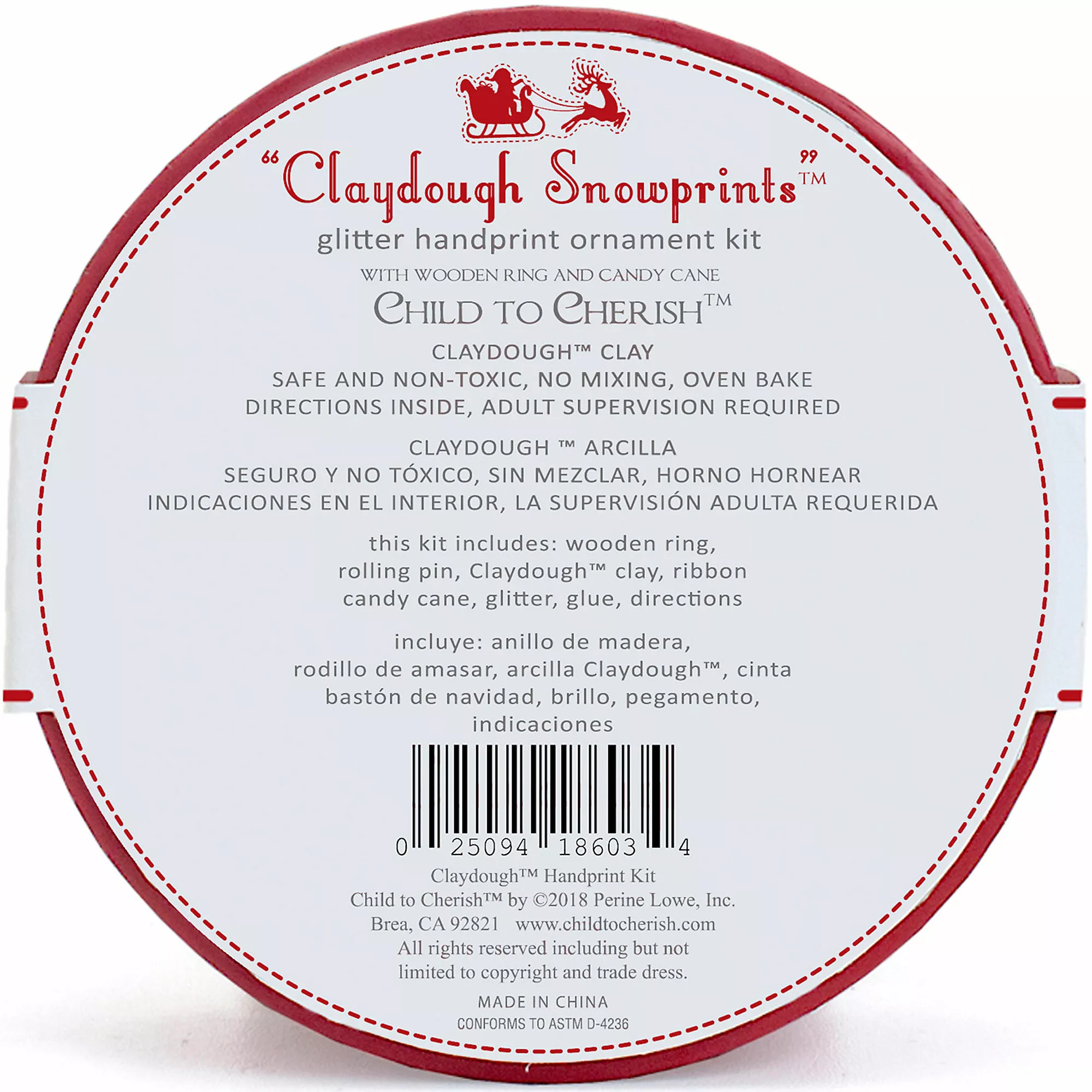 Child To Cherish Make Your Own Clay Handprint Ornament - Image 4