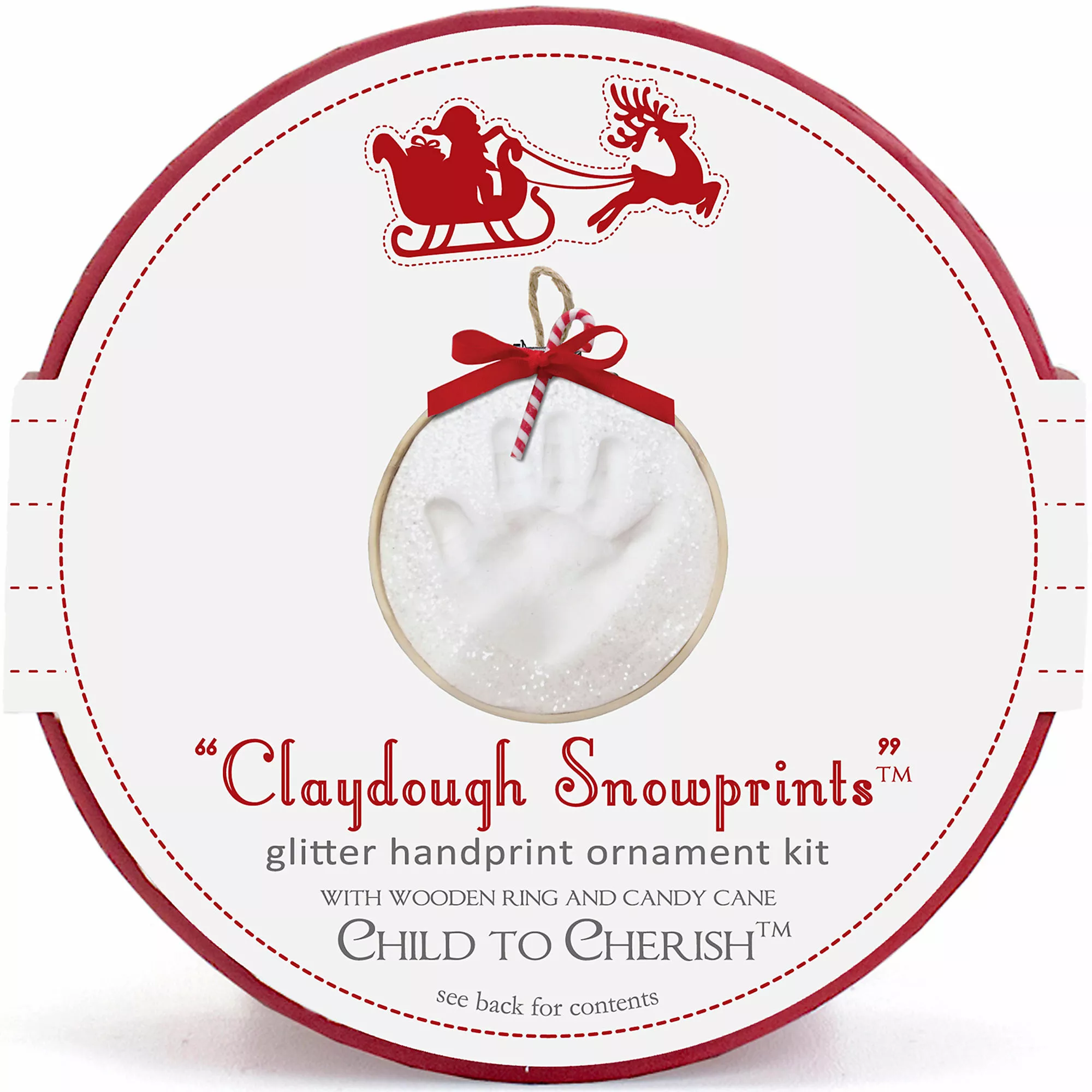 Child To Cherish Make Your Own Clay Handprint Ornament