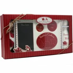 Child To Cherish Christmas Santa Cookie Platter With Cookie Cutters Set