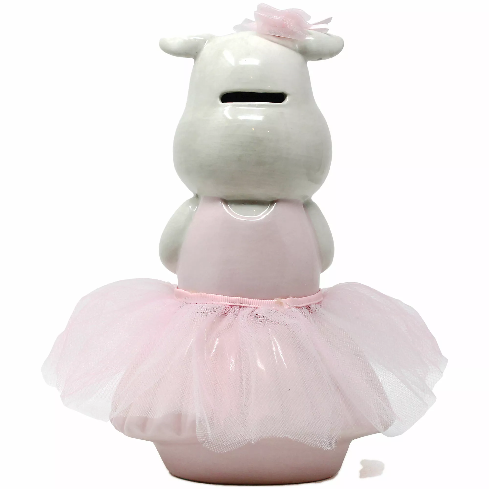 Child To Cherish Ceramic Rosy The Hippo Piggy Bank - Image 4