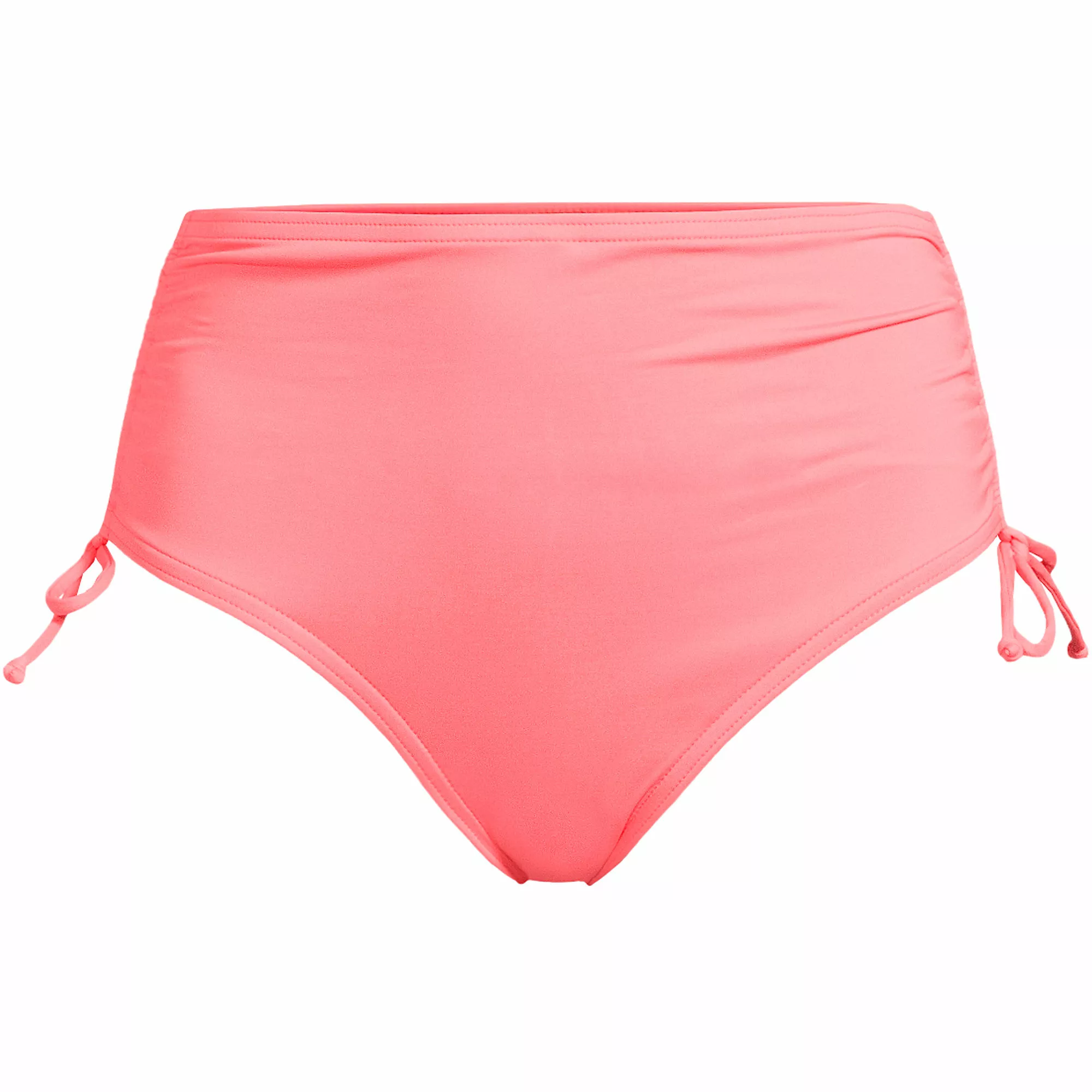 Lands' End Women's Chlorine Resistant Adjustable High Waisted Bikini Swim Bottoms - Image 2
