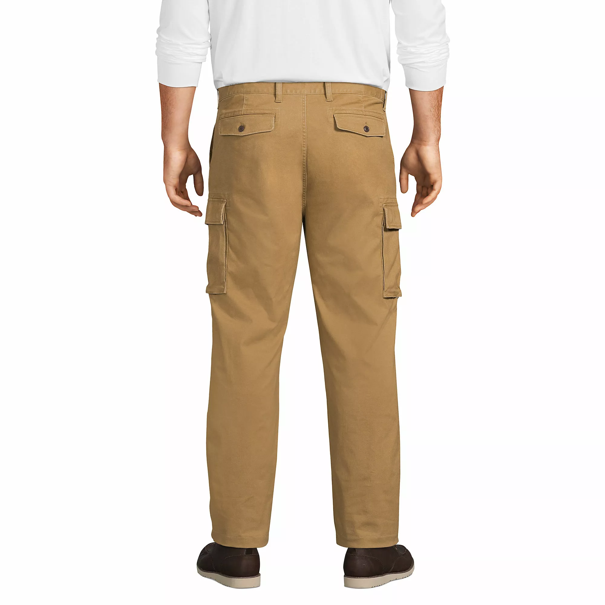 Lands' End Men's Big And Tall Comfort Waist Comfort-First Cargo Pants - Image 2