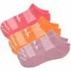 Swaggr Women's 3 Pack Multi Color Ankle Socks