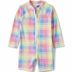 Lands' End Baby Long Sleeve UPF 50 Sunsuit