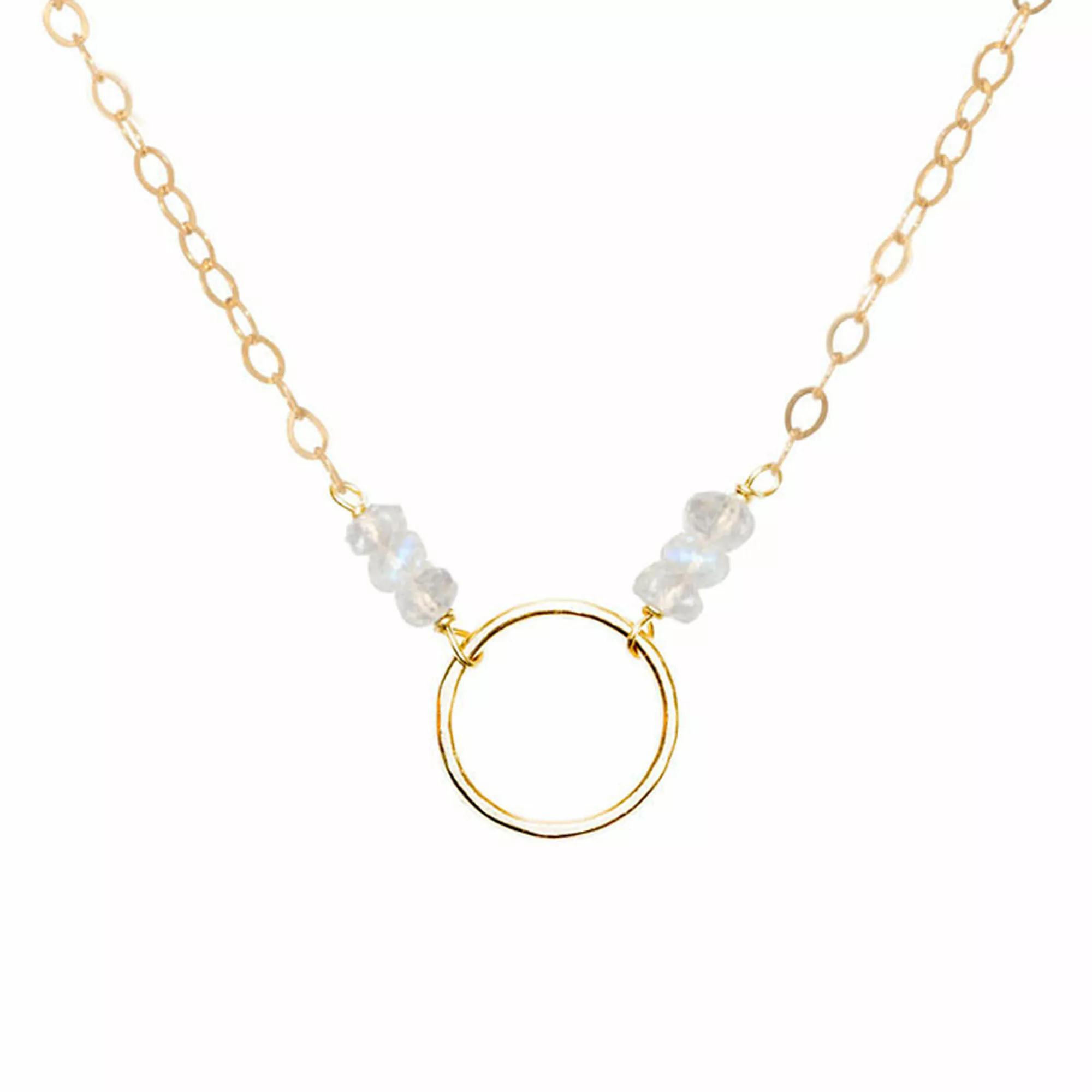 JK Designs Jewelry Ring With Gemstones 14K Gold Filled Necklace