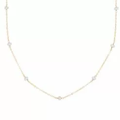JK Designs Jewelry 7 Gemstone 14K Gold Filled Necklace