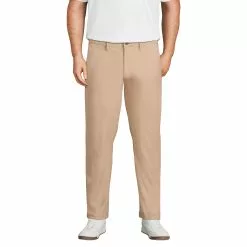 Lands' End Men's Big And Tall Straight Fit Flex Performance Chino Pants