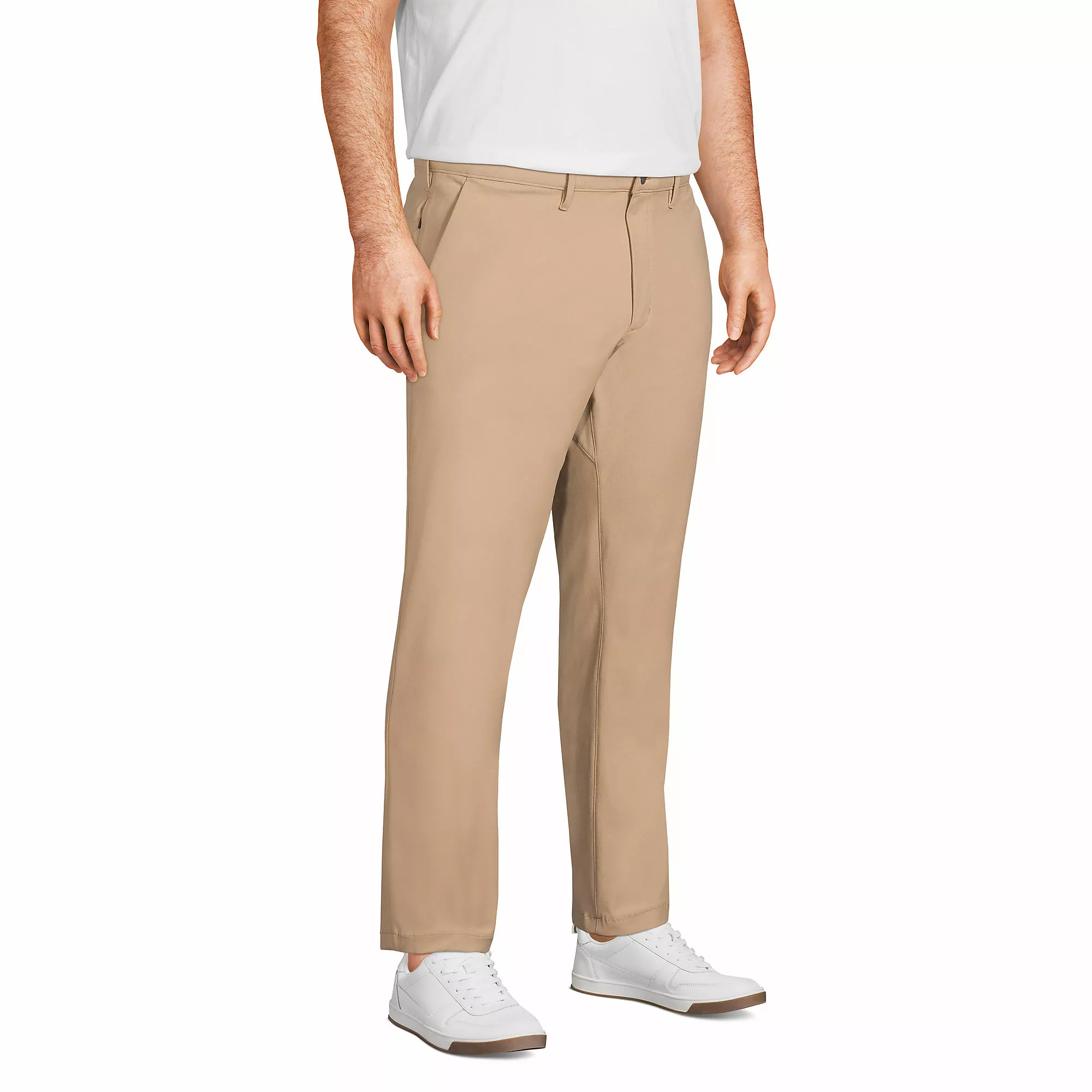 Lands' End Men's Big And Tall Straight Fit Flex Performance Chino Pants - Image 3