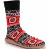 Muk Luks Unisex Game Day Ohio State Buckeyes Non-Skid Slipper Socks